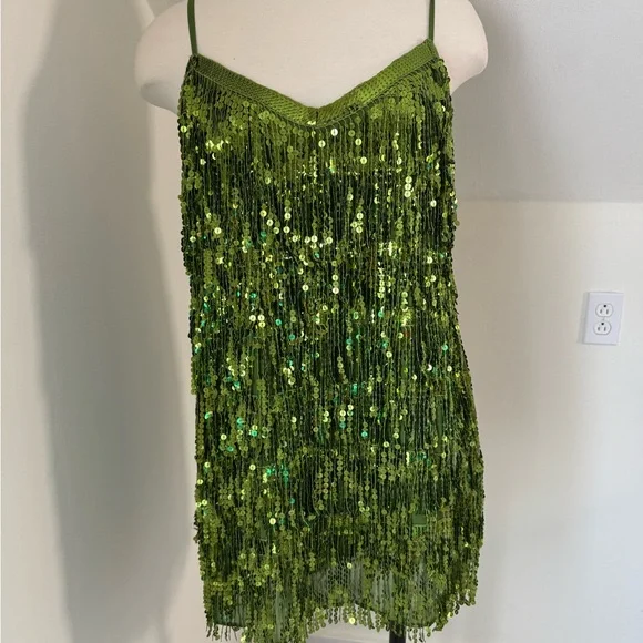 b darlin green dress 13